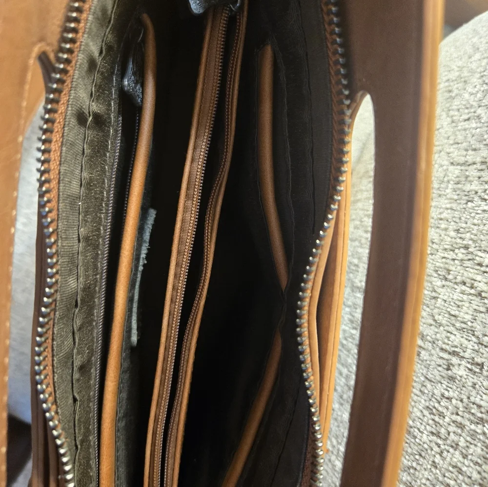 WesternTrinity Ranch conceal carry handbag leather southwestern Aztec tapestry…
